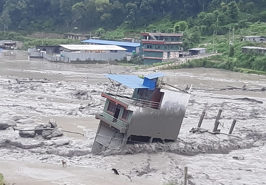 मेलम्ची बाढी प्रभावित क्षेत्र संरक्षणका लागि ४ करोड 