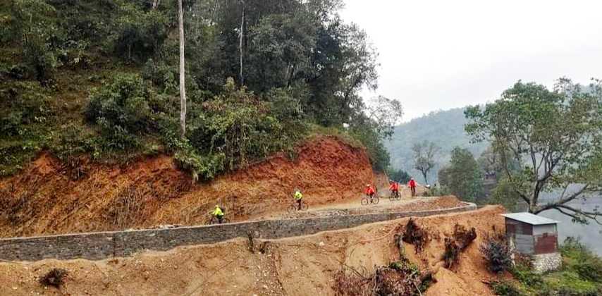 पोखराका ९ ताल जोड्न साइकलमार्ग सुरु