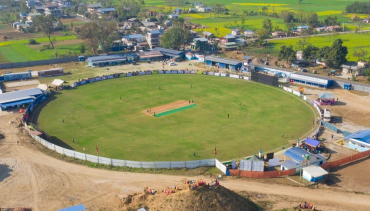 गौतमबुद्ध अन्तर्राष्ट्रिय क्रिकेट रंगशालाको लाइन काटियो