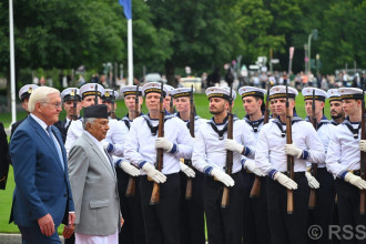 राष्ट्रपति पौडेललाई गार्ड अफ अनर