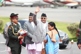 प्रधानमन्त्री ओलीको चीन भ्रमण तालिका सार्वजनिक, ८७ सदस्यीय टोली बेइजिङ उड्दै