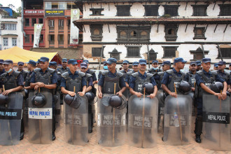 इन्द्रजात्राको सुरक्षा व्यवस्थामा कडाइ (तस्बिरहरू)