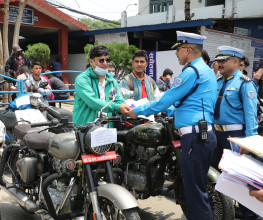 हराएका २३ वटा मोटरसाइकल धनीलाई हस्तान्तरण