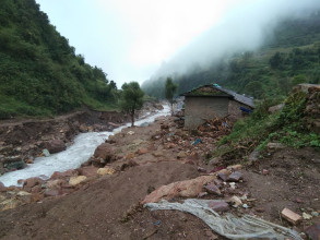 भुजीखोला बाढीको तीन वर्ष : बेपत्ता भेटिएनन्, भत्केका घर अझै बनेनन्