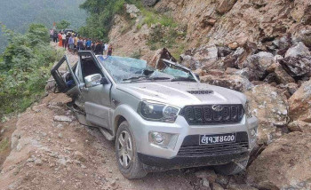 पाल्पामा जिप दुर्घटना हुँदा ३ जनाको मृत्यु