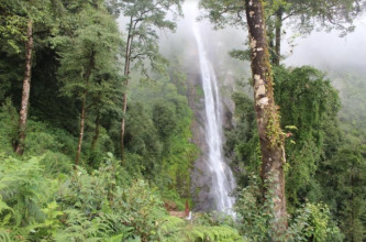 पर्यटकको पर्खाइमा भोजपुरको छाँगे झरना