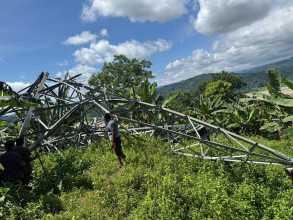 काबेली करिडोर प्रसारण लाइनका चार टावरमा क्षति, १८५ मेगावाट विद्युत् उत्पादन बन्द 