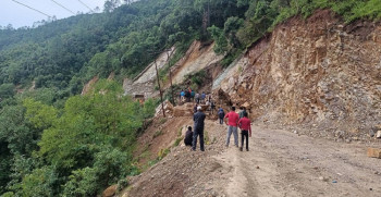 कान्तिलोकपथको भट्टेडाँडामा पहिरो पन्छाइयो