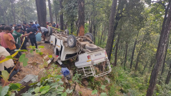 कावासोतीमा जिप पल्टिँदा दुईको मृत्यु, २८ घाइते