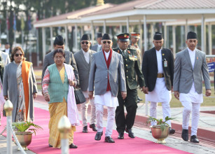 चीन भ्रमण सकाएर देश फर्किए प्रधानमन्त्री ओली (तस्बिरसहित)