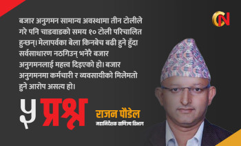 चाडवाडमा मात्रै बजार अनुगमन किन? विभागका महानिर्देशक पौडेलसँग ५ प्रश्न 