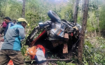 रोल्पा जिप दुर्घटनामा सातको मृत्यु, शोकमा तालाबाङ गाउँ