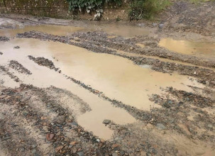 एक दशकमा पनि निर्माण सम्पन्न भएन बालाजु-त्रिशूली सडक