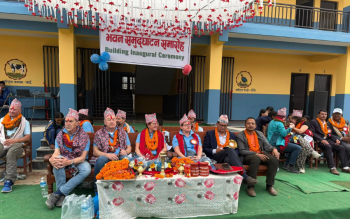 नेपाल हिल्फे वाइलग्रिस जर्मनको दुई करोड सहयोगमा विद्यालय भवन निर्माण