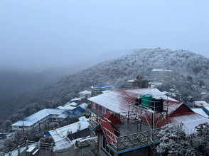 चैतमा हिमपात र वर्षा: म्याग्दीका किसानलाई राहत