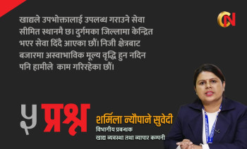 खाद्य व्यवस्था कम्पनीबाट अस्वाभाविक मूल्यवृद्धि नियन्त्रणमा भइरहेका पहलबारे सुवेदीसँग ५ प्रश्न