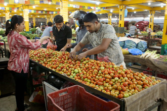 यस्तो छ आजको तरकारी तथा फलफूलको मूल्य