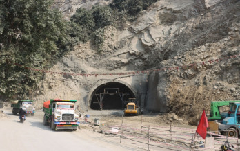 ५४५ मिटर खनियो सिद्धबाबा सुरुङ, भौतिक प्रगति करिब २३ प्रतिशत