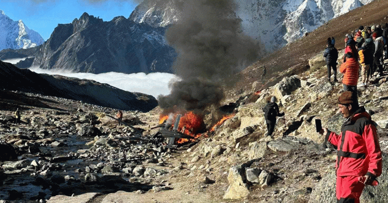 हेलिकोप्टर दुर्घटना बढेसँगै प्रिमियम बढाउनेदेखि बिमा नगर्ने मुडमा विदेशी इन्स्योरेन्स कम्पनी